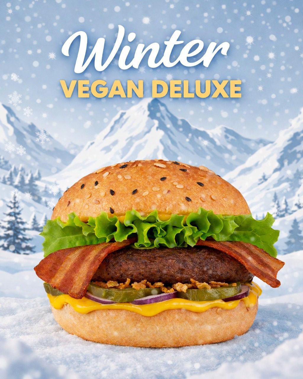 T’as pas pu partir au ski ?
Pas grave… on t’emmène quand même kiffer avec notre sauce faumagère fondante maison dans un burger ultra réconfort 😏🏔️

🍔 Buns artisanal bio
 🌱 Steak vegan gourmand
🥓 Bacon "La Vie"
🧀 Sauce faumagère maison
🧅 Oignons frits croustillants
🥒 Oignons bio & cornichons bio
🥬 Salade fraîche bio

Un burger winter vibes, chaud, fondant et ultra kiffant ❤️‍🔥

Disponible maintenant chez Végéman x Vélicious Burger

#strasbourg #strasbourgfood #strasbourgvegan #veganstrasbourg #veganfrance #veganburger #burgervegan #veganfood #veganlife #plantbased #plantbasedburger #vegancomfortfood #wintervibes #foodpornvegan #foodlover #veganaddict #vegansofig #veganfoodshare #alsacevegan #alsacefood #streetfoodvegan #fastfoodvegan #vegansofinstagram
